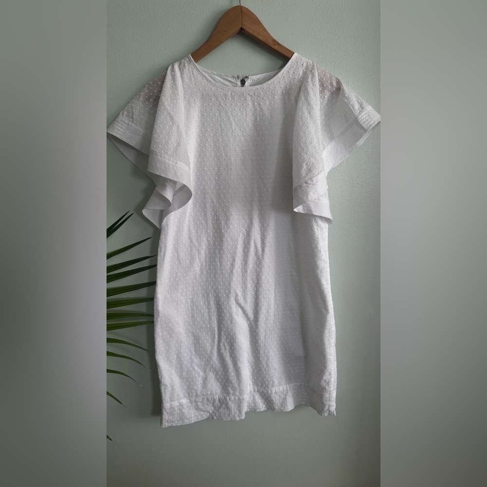 J. Crew White Textured Dress - Picture 3 of 8
